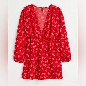 Red Butterfly Dress Size 4XL